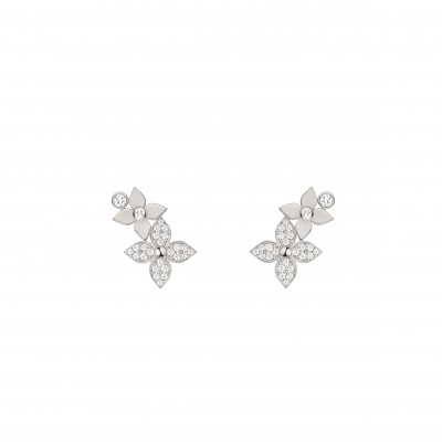 LOUIS VUITTON IDYLLE BLOSSOM RIGHT EARRING PINK GOLD AND DIAMONDS  PER UNIT Q96947